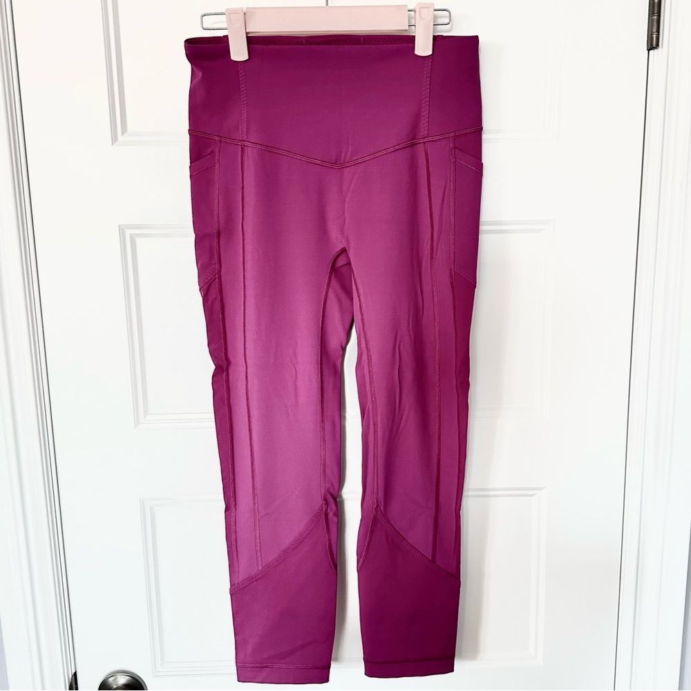 Vibrant Purple Lululemon 23” Leggings